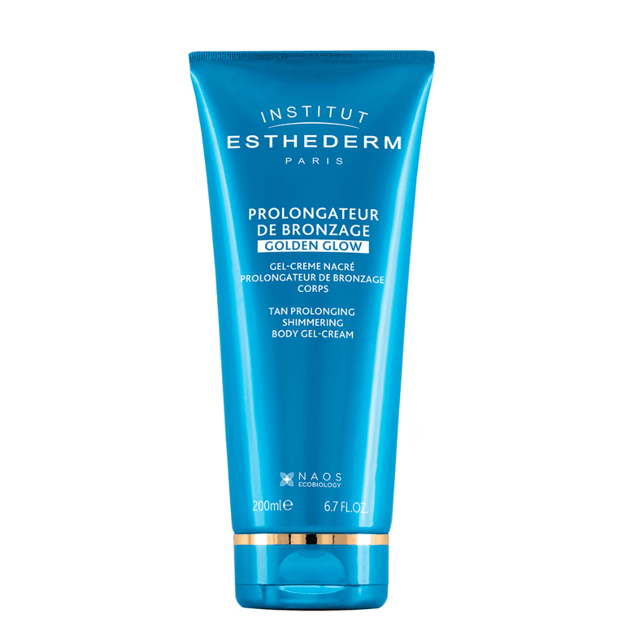 Institut Esthederm Tan Prolonging Golden Glow Zlatavý tělový gel-krém na prodloužení opálení 200 ml