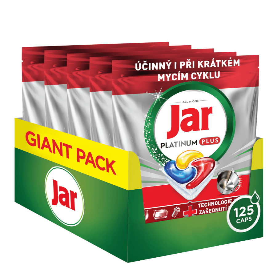 Jar Platinum Plus Lemon kapsle do myčky 5x25 ks box