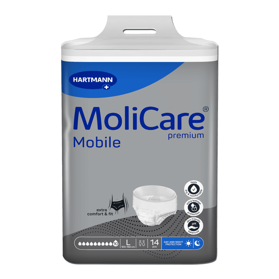 Inkontinenční kalhotky natahovací MoliCare Mobile 10k L 14ks