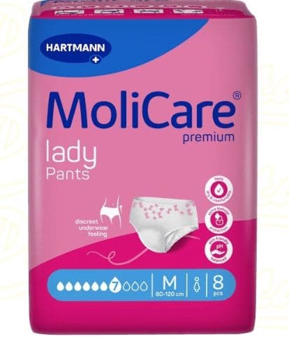 MoliCare Lady Pants inkontinenční kalhotky natahovací 7 kapek M 8ks