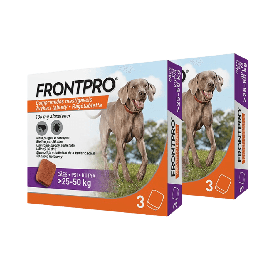Frontpro antiparazitární žvýkací tablety pro psy (25-50 kg) 6 tablet