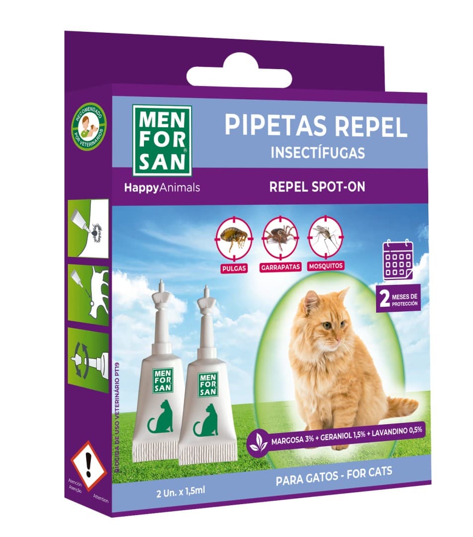 Menforsan antiparazitní pipety pro kočky 2x1.5ml