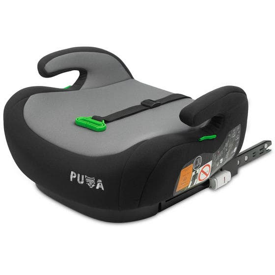 CARETERO Podsedák Puma Black isofix, i-size (125-150 cm)