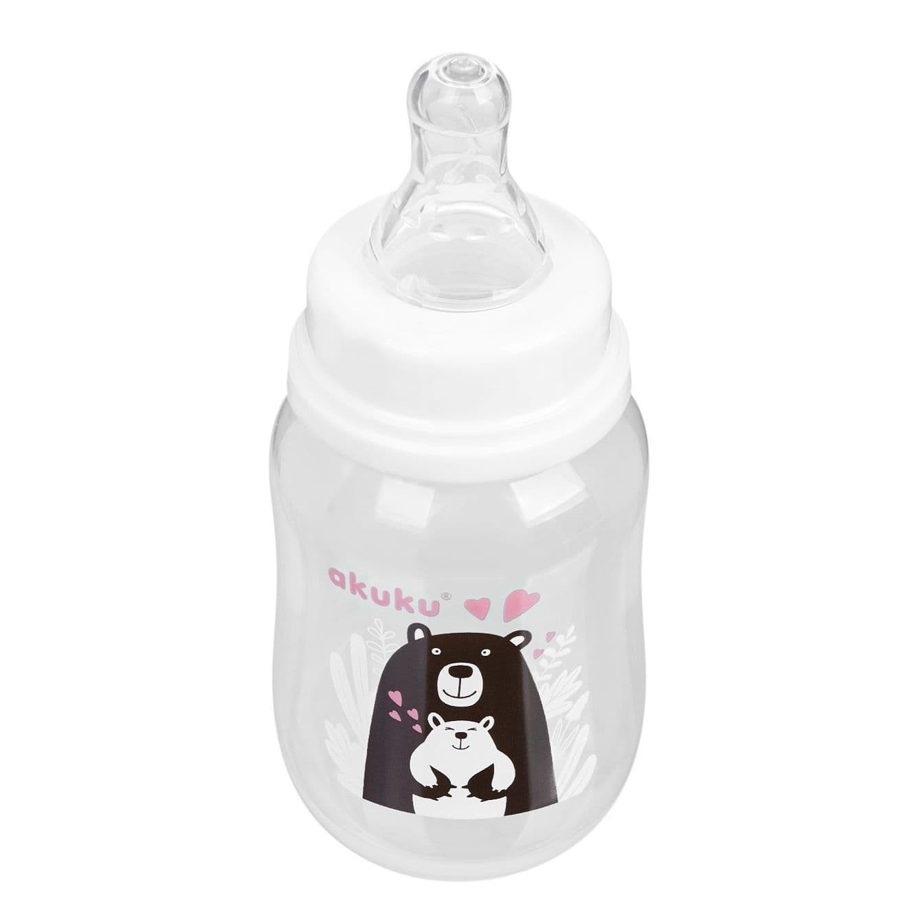 Akuku Kojenecká láhev s obrázkem 125 ml