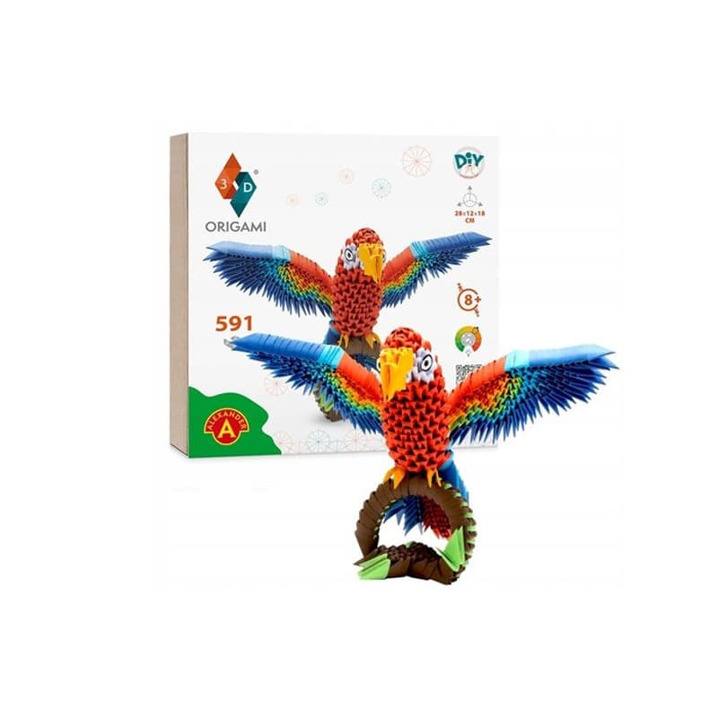 Alexander Origami 3D papoušek