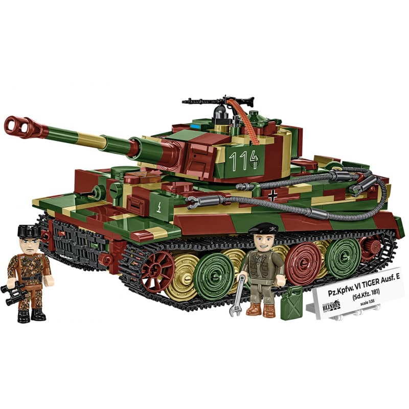 Cobi 3124 ii ww pzkpfw vi tiger ausf e, 2v1, 1:35, 862 k, 2 f