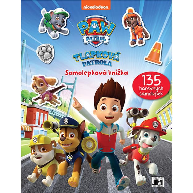 Knížka samolepková Paw Patrol/Tlapková patrola
