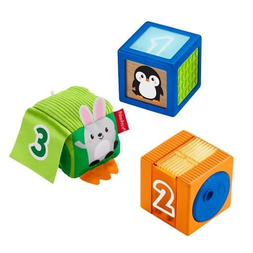 Mattel Fisher Price kostky pro rozvoj smyslů