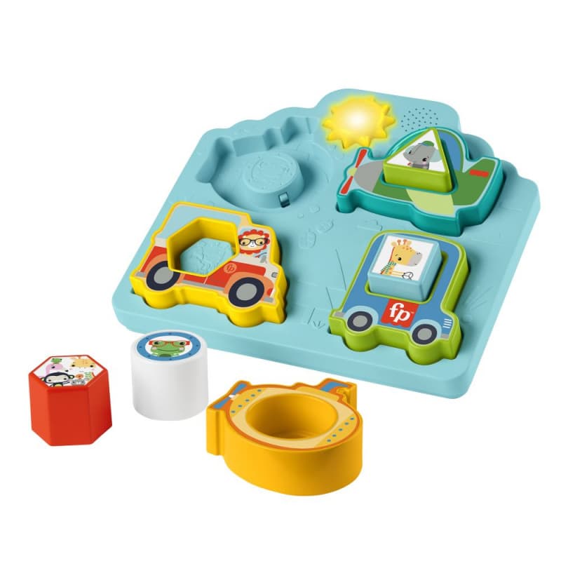 Mattel Fisher price puzzle dopravní prostředky se zvuky