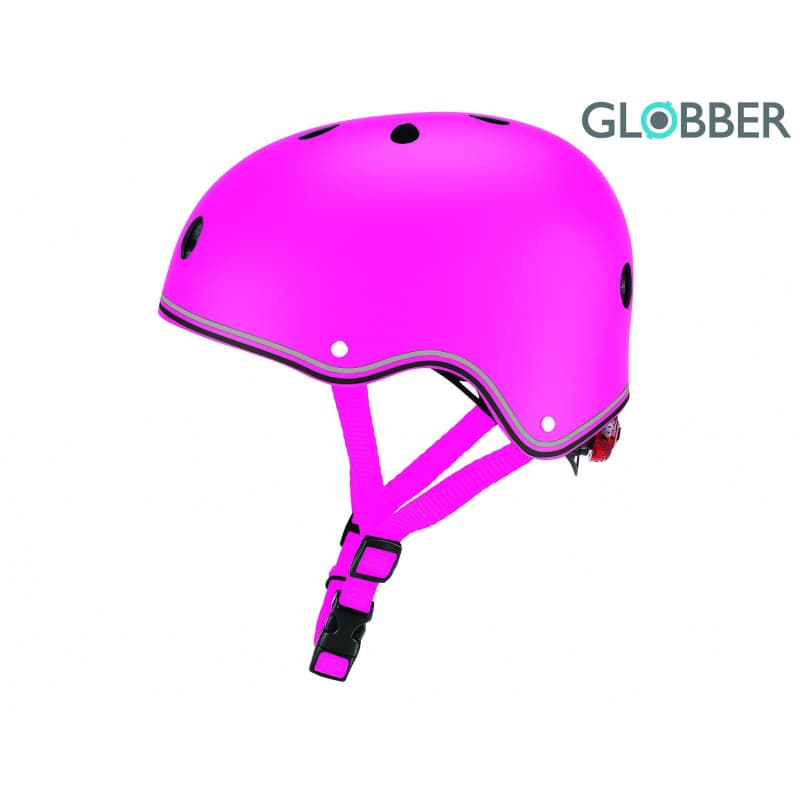Globber detská prilba JUNIOR PRIMO LIGHTS Deep Pink XS/S