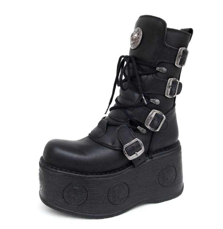 boty kožené dámské - 1473-S3 - NEW ROCK - M.1473-S3 40