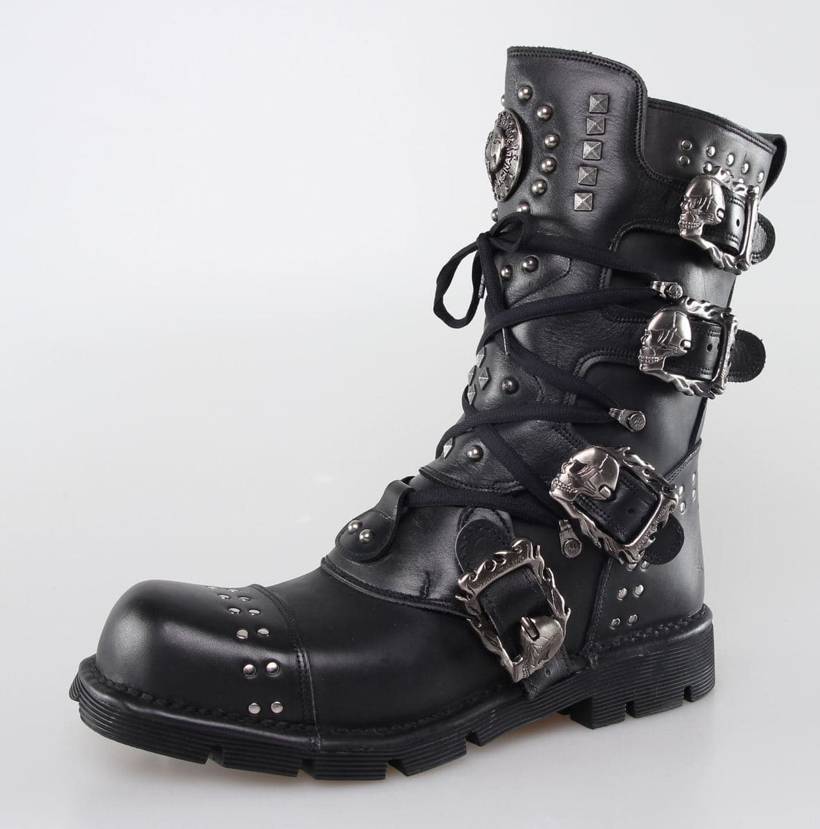 boty kožené dámské - 1474-S1 - NEW ROCK - M.1474-S1 40