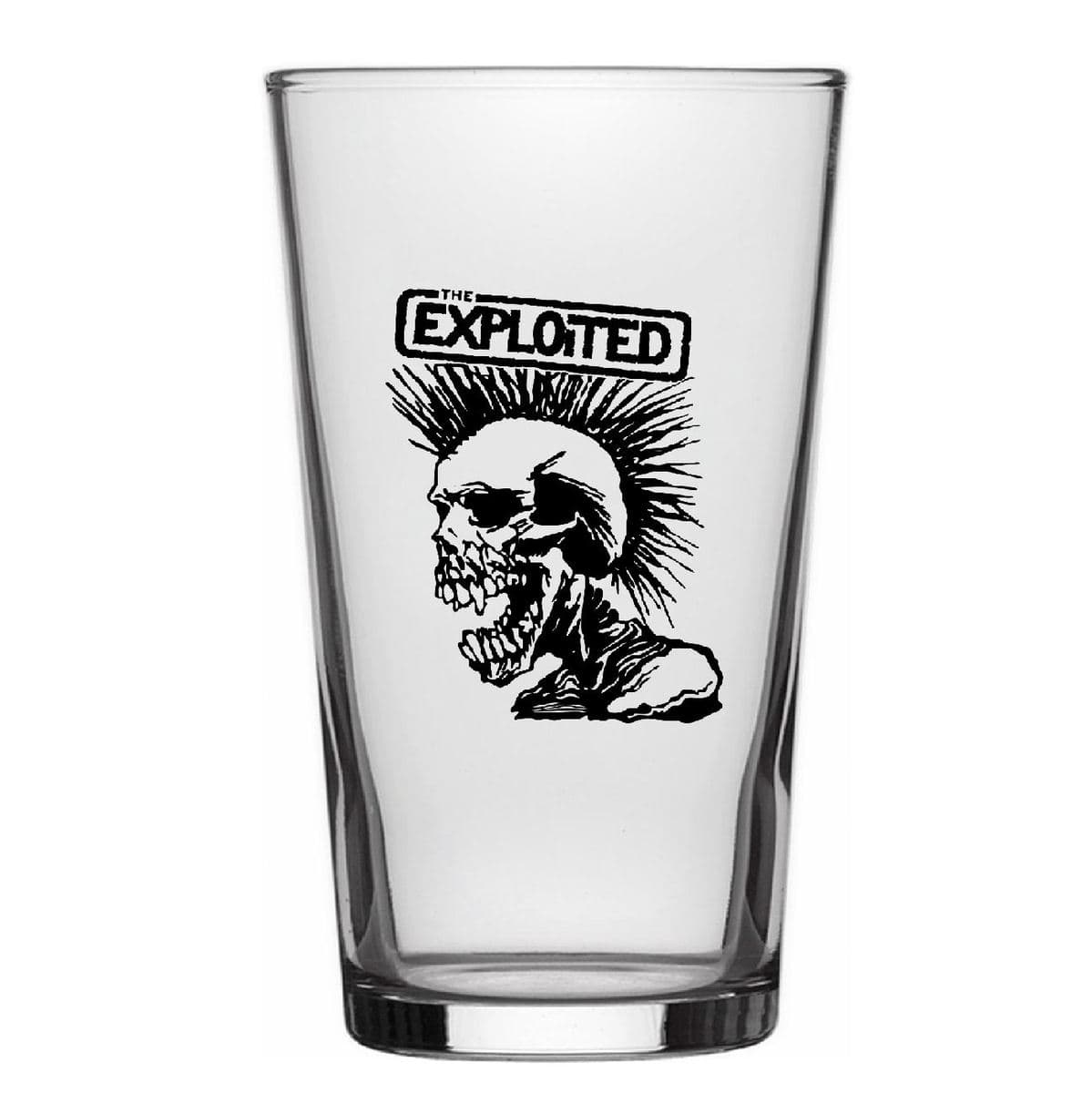 sklenice EXPLOITED - SKULL - RAZAMATAZ