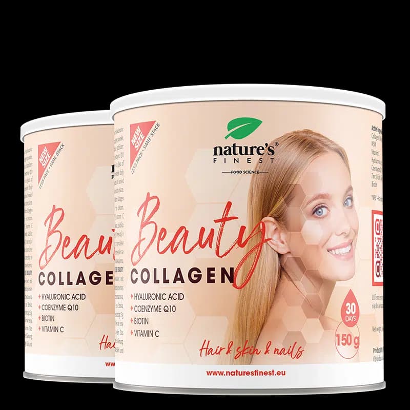 Nature's Finest Beauty Collagen | kolagen + kyselina hyaluronová prášek | hydrolyzovaný kolagenový blend | hyaluronový komplex pro krásu |