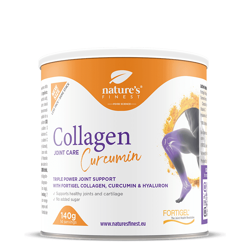 Nature's Finest Curcumin JointCare | kolagen, kurkumin a kyselina hyaluronová pro podporu kloubů | pomoc při ztuhlosti, flexibilitě a