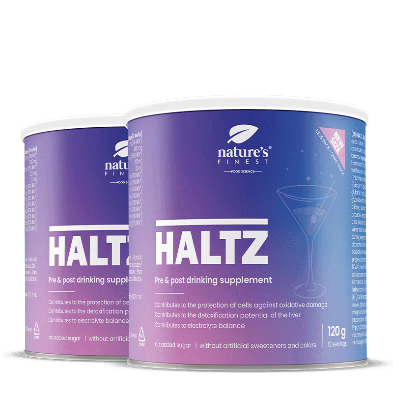 Nature's Finest Haltz Pro | nápoj pro regeneraci před/po párty | elektrolyty, BCAA a hořčík pro hydrataci a ranní vitalitu