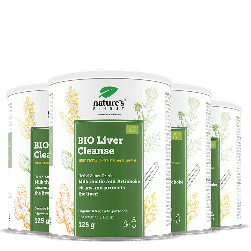 100% Ostropestřec Mariánský + Artičok | 4x Liver Cleanse od Nature's Finest | Veganský Produkt pro Obnovu Jater