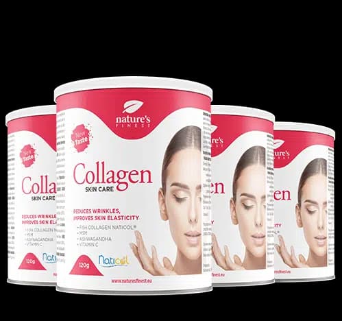 100% Mořský Kolagen | 4x Collagen SkinCare od Nature's Finest | Nápoj pro Zpevnění Pleti