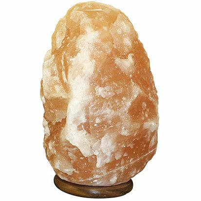 Solná elektrická lampa z himalájské soli 35 až 50 kg na podstavci - cca 50 - 55 cm