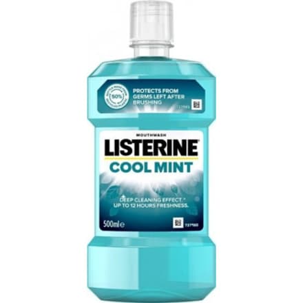 Listerine Cool Mint ústní voda, 500 ml