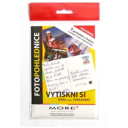 ARMOR Fotopohlednice 250g/m2, 10x15 cm, glossy, 5ks/bal, M10562