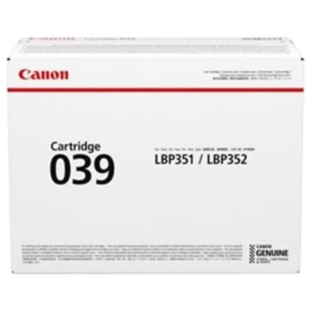 Canon CRG 039, černý, 0287C001 - originální