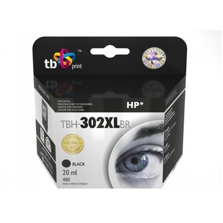 TB PRINT Ink. kazeta TB kompat. s HP F6U68AE, reman., TBH-302XLBR - kompatibilní