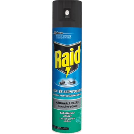 Raid sprej proti létajícímu hmyzu s eukalyptovým olejem, 400 ml