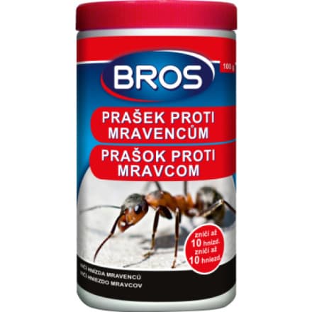 Bros hubení mravenců, prášek proti mravencům, 100 g