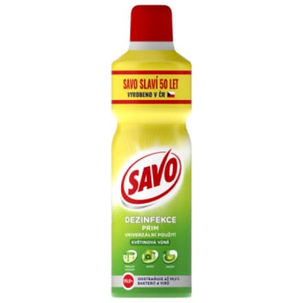 SAVO dezinfekce Prim Květinová vůně, 1,2 l