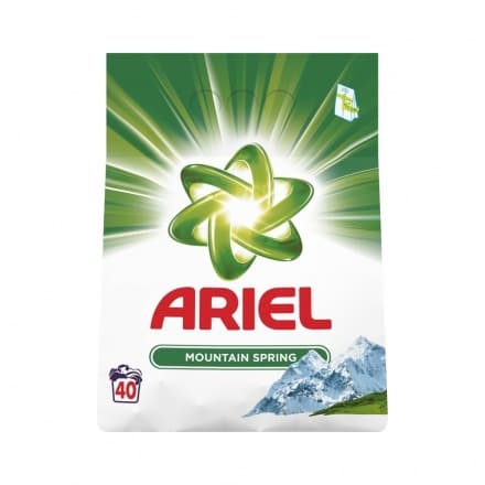 Ariel Mountain Spring prací prášek, 40 praní, 2,2  kg