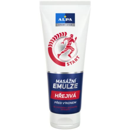 Alpa Sport Star Start hřejivá masážní emulze před výkonem, 210 ml