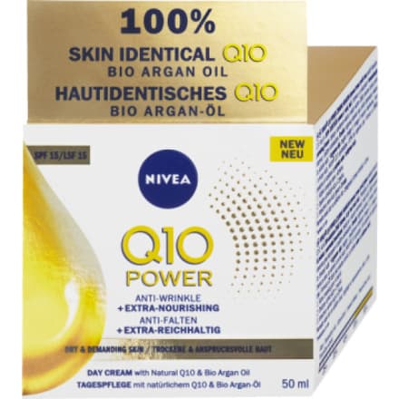 Nivea Q10 Power denní krém proti vráskám, 50 ml