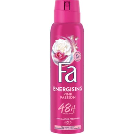 Fa Pink Passion Floral Scent, deodorant pro ženy, bez hliníkové soli, ochrana 48 hodin, deosprej 150 ml