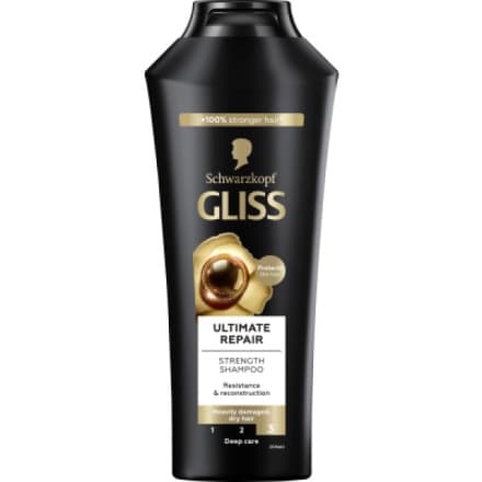 Schwarzkopf Gliss Ultimate Repair posilující šampon pro velmi poškozené vlasy, 400 ml