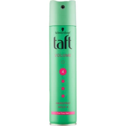 Taft Volume, lak na vlasy s push-up efektem, síla fixace 4, 250 ml