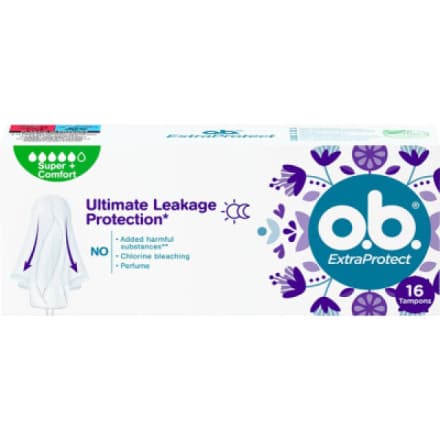 Johnson & Johnson O.B. ExtraProtect Super Plus tampony, 16 ks