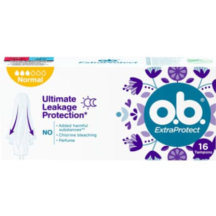 Johnson & Johnson O.B. ExtraProtect Normal tampony, 16 ks