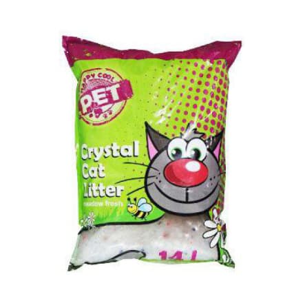 Silica Happy Cool Pet Meadow Fresh silikonové stelivo s vůní, 14 l