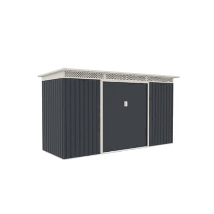 Zahradní domek G21 GRAH 483 - 340 x 142 cm, antracitový, GRAH-483-ZNGR-2S0  +DÁREK
