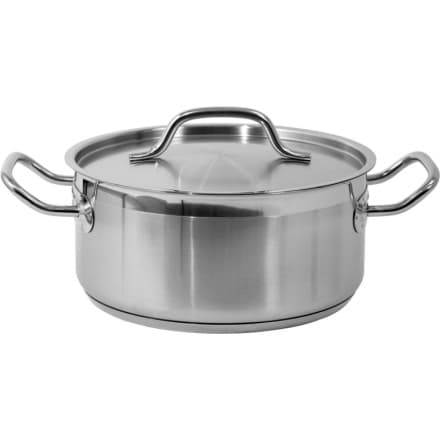 Yato Gastro Hrnec nízký s poklicí NEREZ 24x11cm 5l, YG-00041  +DÁREK