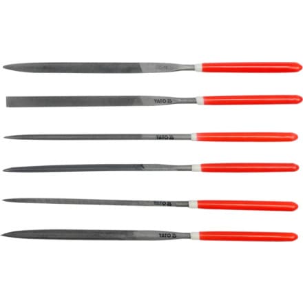 Yato Sada pilníků jehlových 3 x 140 mm 6 ks, YT-6160