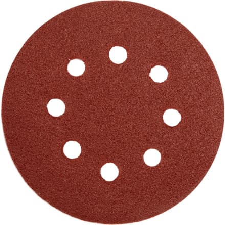 Yato Brusný papír 125 mm P100 s otvory 5 ks suchý zip, YT-83454