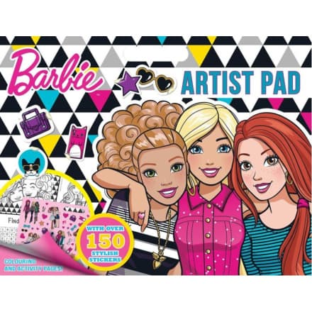 Matyska Umělecký blok se samolepkami Barbie A3 145530