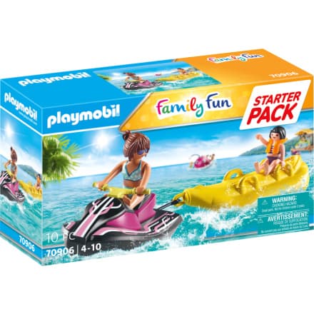 Playmobil PLAYMOBIL® Family Fun 70906 Starter Pack Vodní skútr s banánovým člunem 147818