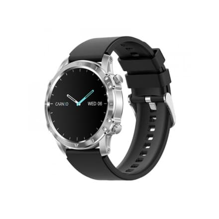 CARNEO Adventure HR+ 2nd Gen/Silver/Sport Band/Black, 8588009299165