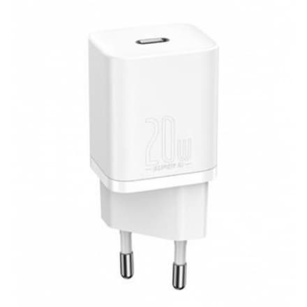 Baseus CCSUP-B02 Super Si Quick Nabíječka USB-C 20W White, 6953156230002