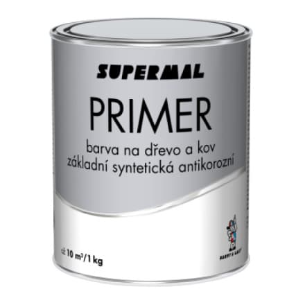 Barvy A Laky Hostivař Supermal Primer S2000 0110 šedý, 0,75 kg