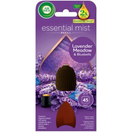 Reckitt Benckiser Air Wick Essential Mist Refill Lavender Meadow & Bluebells - Levandulová louka a modré kvítky osvěžovač vzduchu náhradní