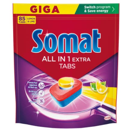 Henkel Somat tablety do myčky All in 1 Extra Lemon & Lime, 85 ks